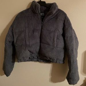 BDG navy puffy jacket